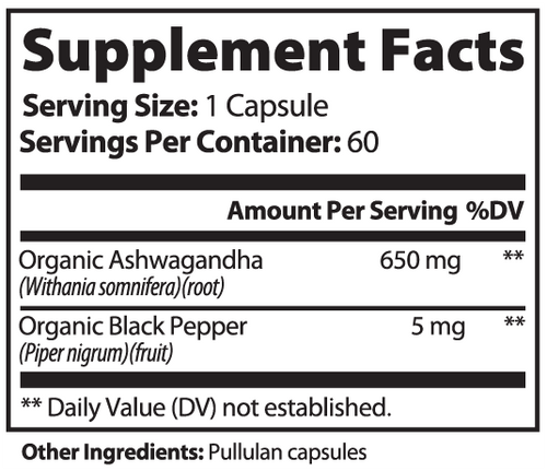 Vital Authority Ashwagandha - Premium Performance Supplement